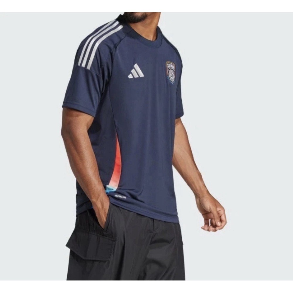 *NWT San Diego FC MLS Soccer Futbol Adidas Home Jersey 2025-26 Men Size 2XL *NEW - Picture 4 of 16